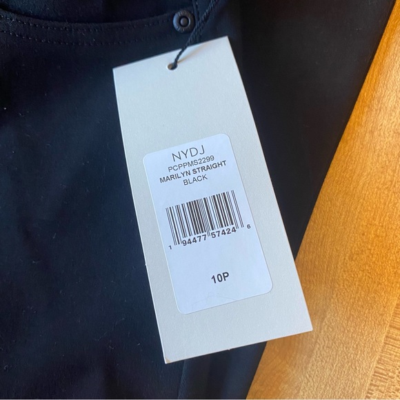 NYJD Sculpt Her Trouser Pants Marilyn Straight Black NWT - Picture 7 of 11